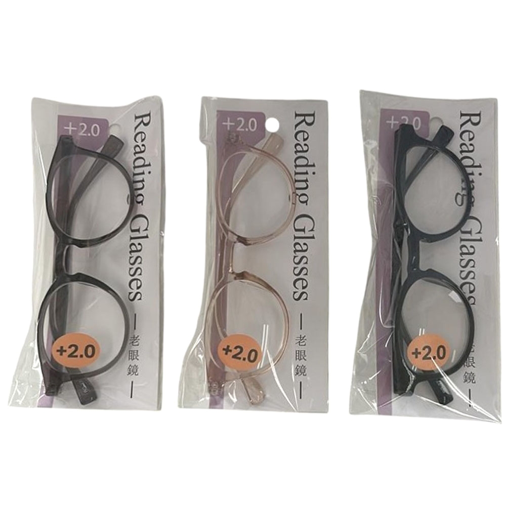 老眼鏡 ボストンカジュアル 2.0度 RG-27-1