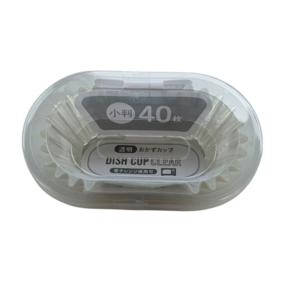 透明おかずカップ小判 40枚 OKZ-21